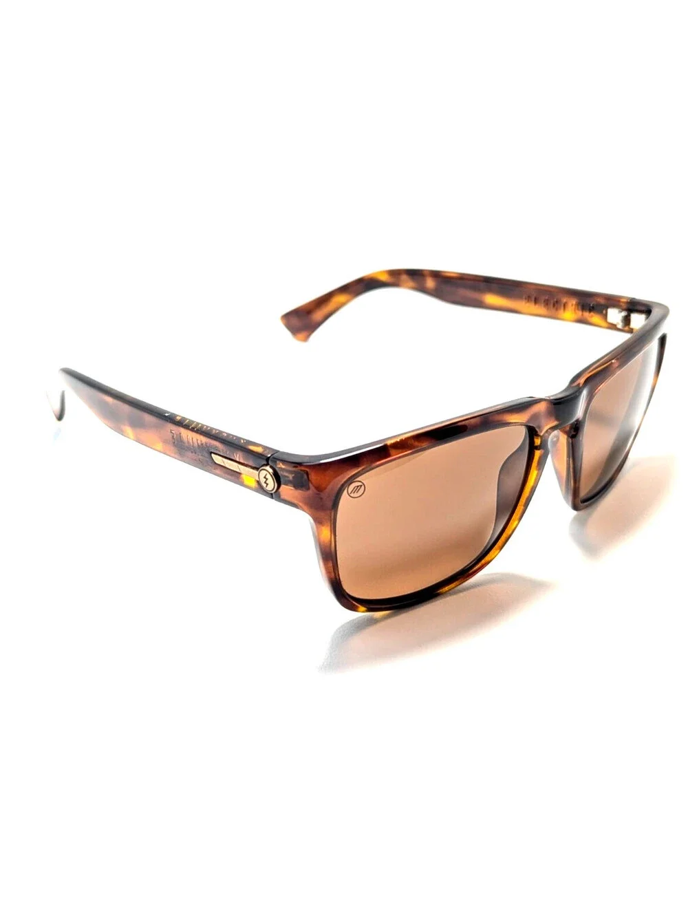 Electric Knoxville Classic Brown Tortoiseshell Square Men's Fashion Sunglasses